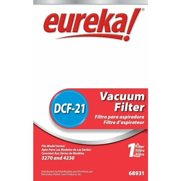 Eureka Vac  Filter Dcf21 68931